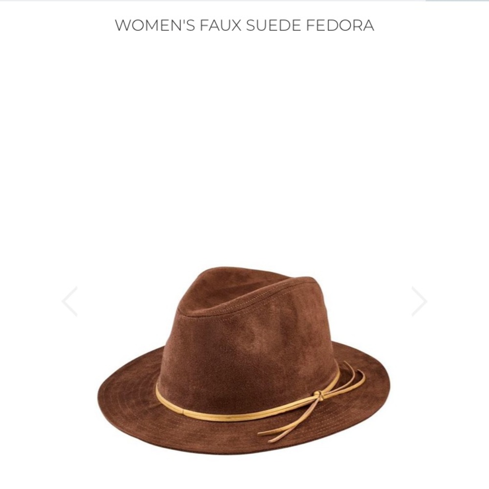 Women’s Faux Suede Fedora